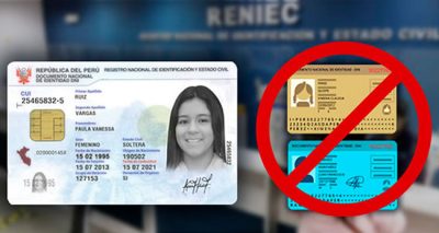 RENIEC solo imprimirá el DNI electrónico
